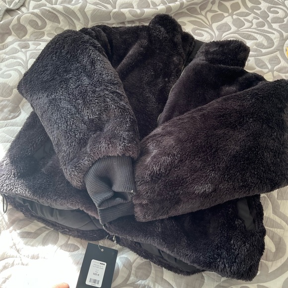 Reversible oversized bomber jacket - Picture 4 of 5